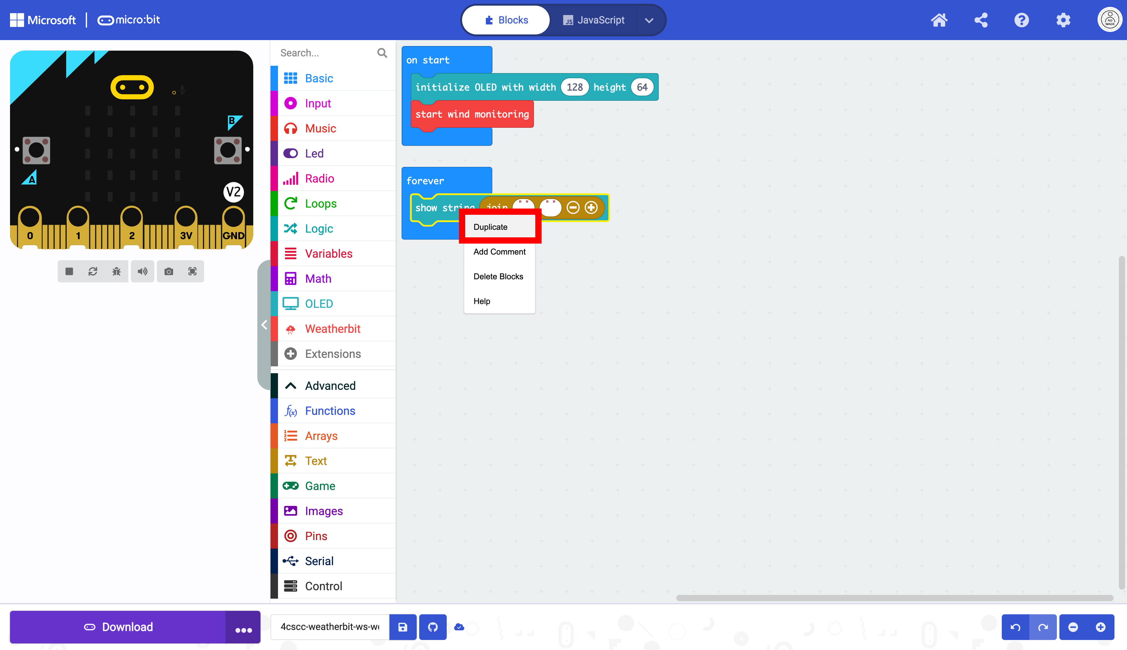 makecode-weatherbit-ws-wd-18