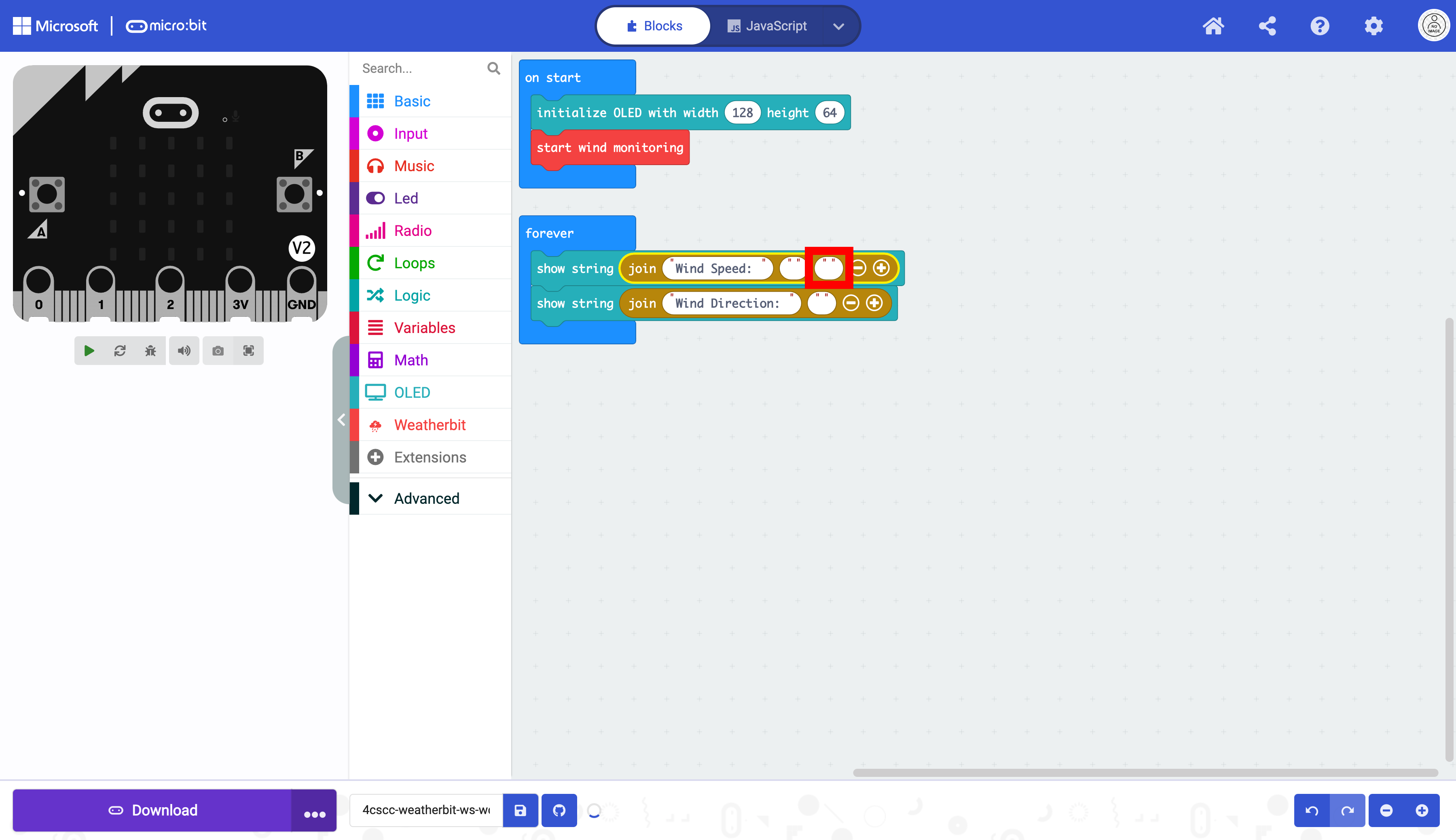 makecode-weatherbit-ws-wd-24