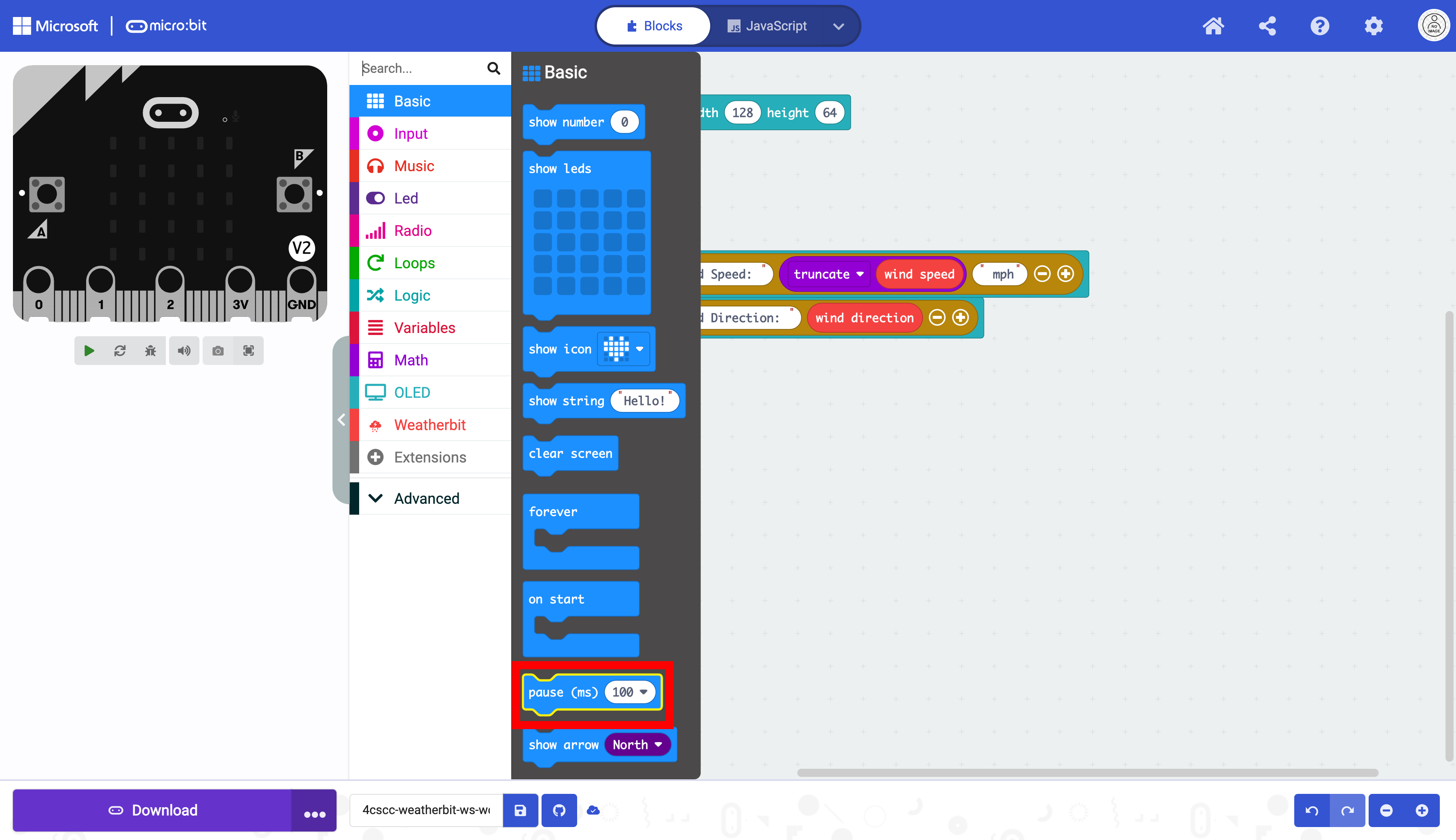 makecode-weatherbit-ws-wd-38